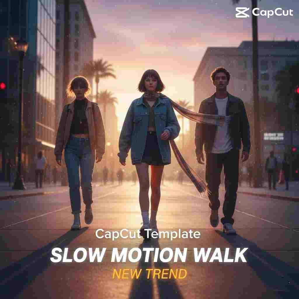 CapCut Template Slow Motion Walk