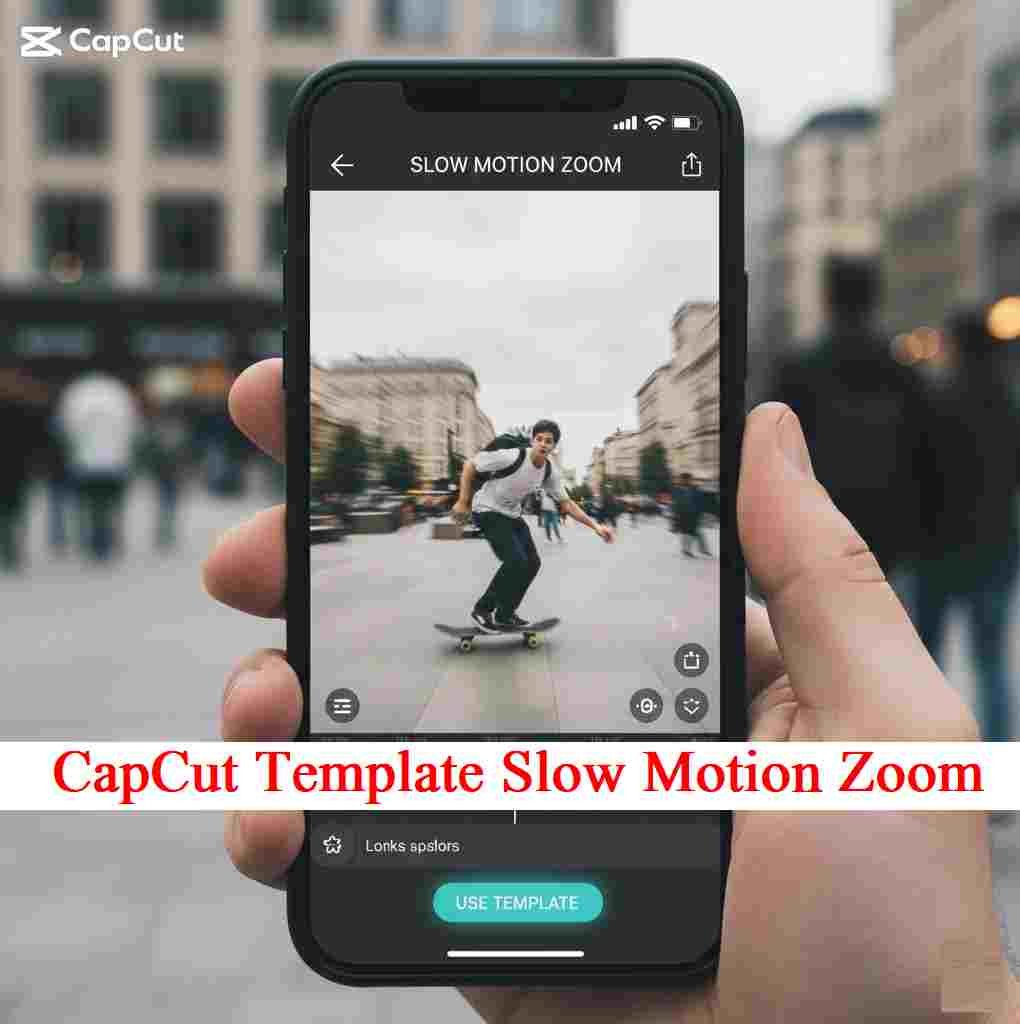 CapCut Template Slow Motion Zoom