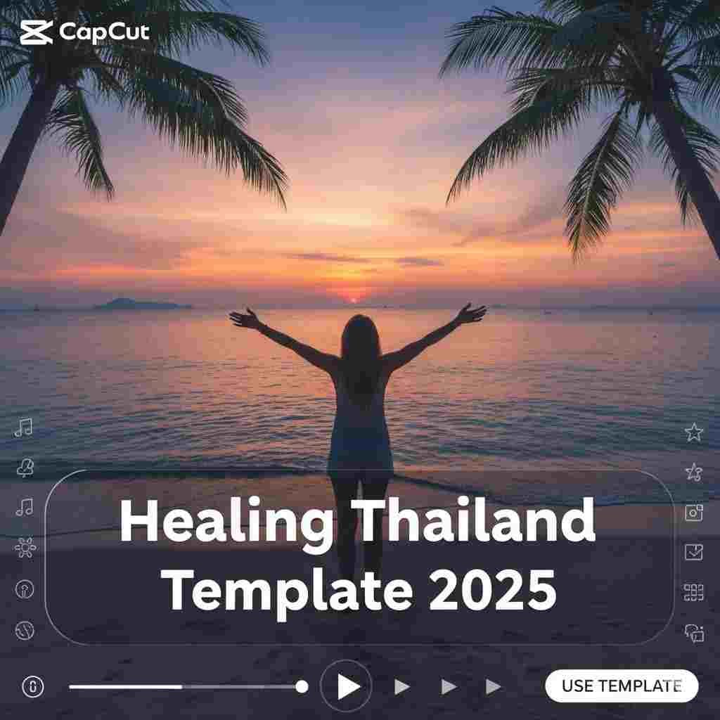 Healing Thailand CapCut Template 2025