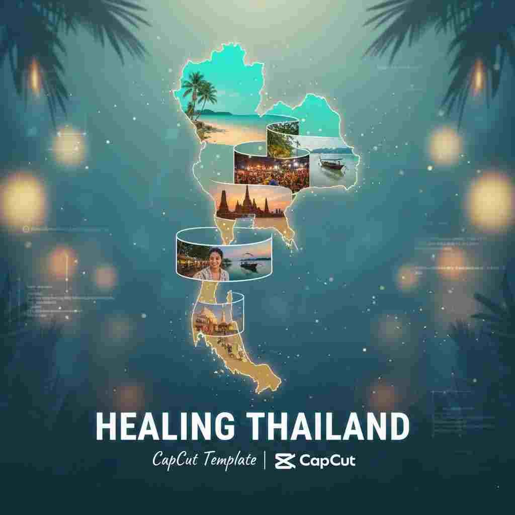 Healing Thailand CapCut Template New Version