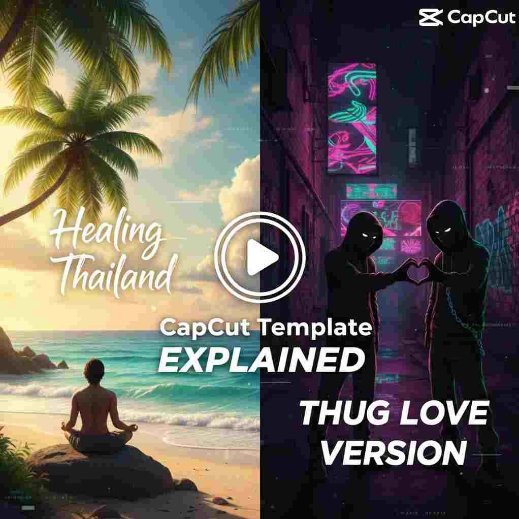Healing Thailand CapCut Template Thug Love