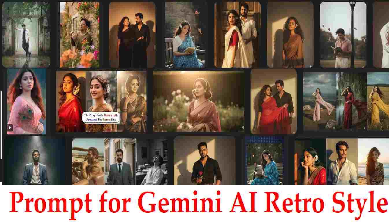 Prompt for Gemini AI Retro Style